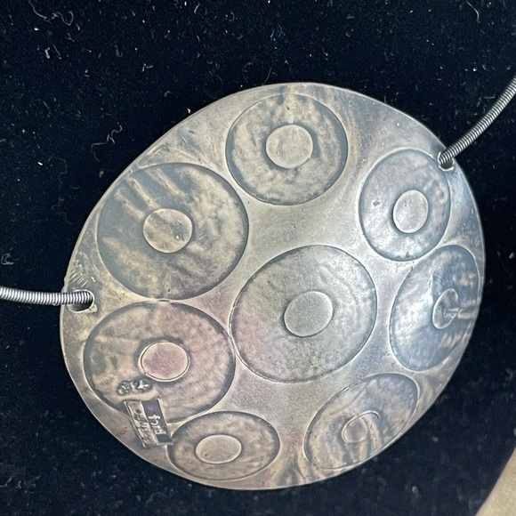 Forlano + Ford necklace on 18” oxidized silver chain. Reversible. One of a kind. - Picture 9 of 13